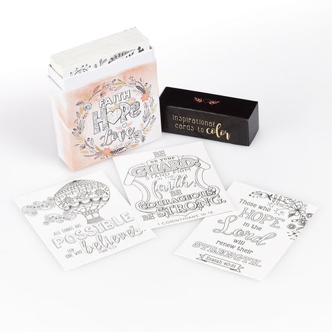 box open with some Scripture cards out