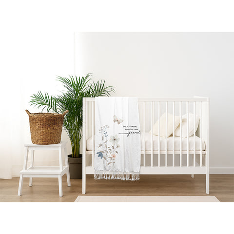 Chenille Crib Blanket CC15