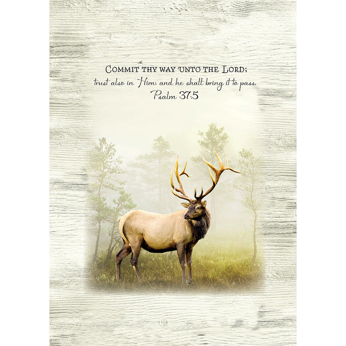 Commit to the Lord Fleece Throw 50X70 Inch CC734
