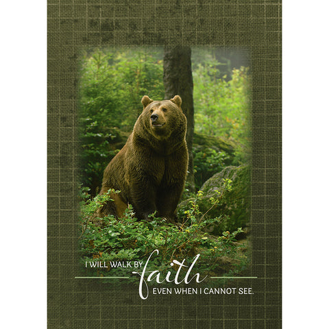 Walk by Faith Fleece Throw 50X70 Inch CC744