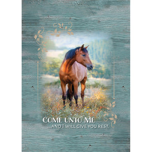 Come Unto Me Fleece Throw 50x70 Inch CC749