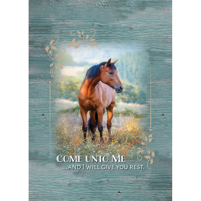 Come Unto Me Fleece Throw 50x70 Inch CC749