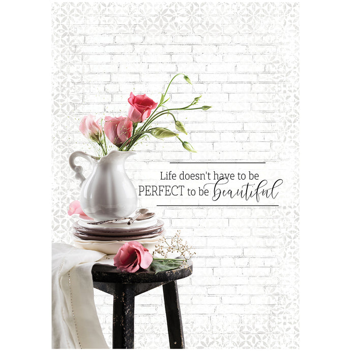 Beautiful Life Fleece Throw 50x70 Inch CC755