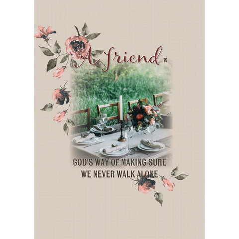 Friend Fleece Throw 50x70 Inch CC757