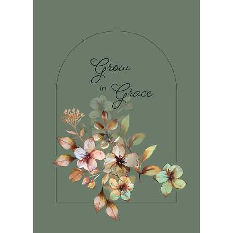Grow in Grace Fleece Throw 50x70 Inch CC758