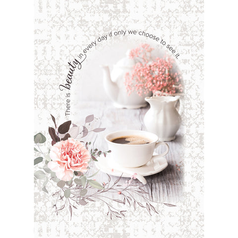 Teacup Fleece Throw Blanket CC764