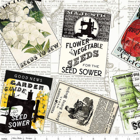 Sewing Seeds Collection Seed Packs Toss Cotton Fabric CD15687