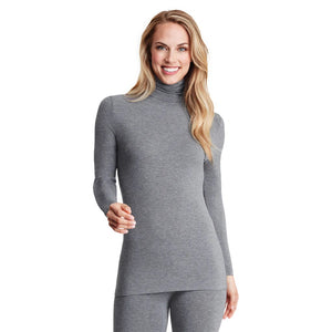 Women's Softwear with Stretch Long-Sleeve Turtleneck Top CD8727016