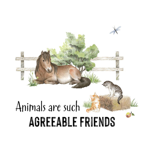 Printed Farm Friends Handkerchiefs Set of 3 CH1518