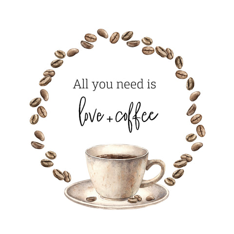 Printed Coffee Handkerchiefs Set of 3 CH1527