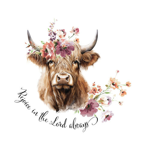 Printed Highland Cow Handkerchiefs Set of 3 CH1528
