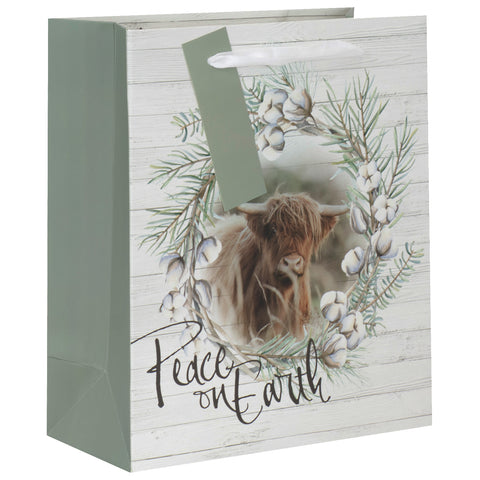 large, Highland Cow Gift Bag CH