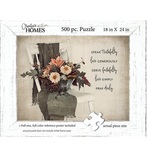 Flower Bouquet Vintage 500-Piece Puzzle CH8401