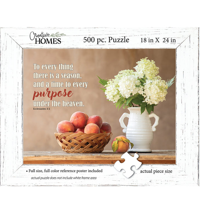 Peaches & Cream 500-Piece Puzzle CH8402