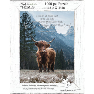 Highlander Cow 1000-Piece Puzzle CH8406