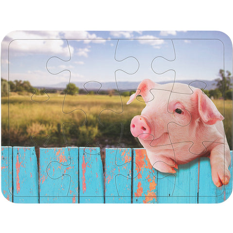 Elusive Piglet 12-Piece Puzzle CH8427