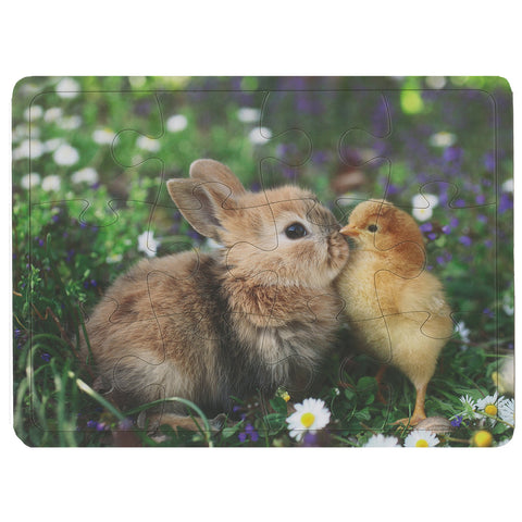 Fluffy Farm Friends 12-Piece Tray Puzzle CH8504