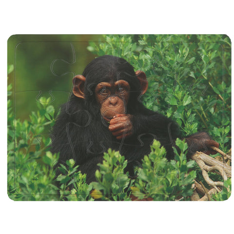 Mischievous Monkey 12-Piece Tray Puzzle CH8506