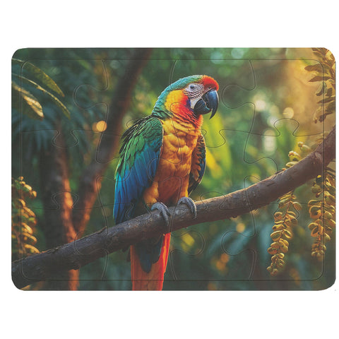 Tropical Parrot 12-Piece Tray Puzzle CH8507