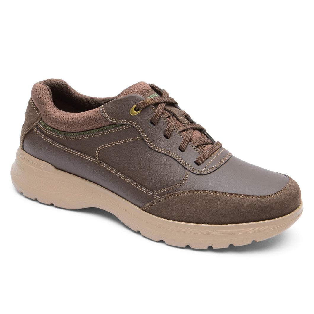 Rockport men's PW 6000 UBal walking shoe in dark brown