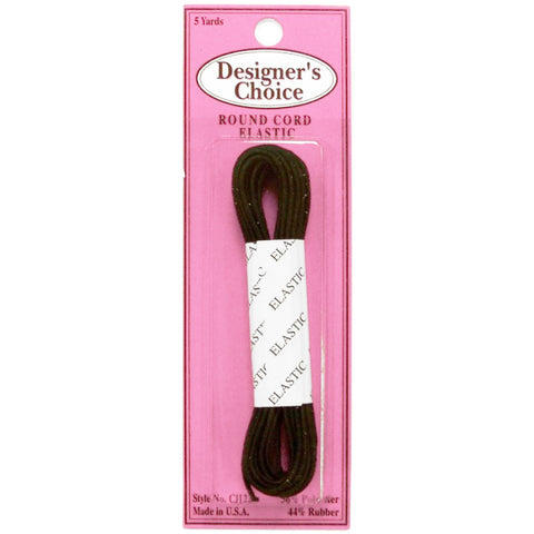 Black Round Cord Elastic CJ-122