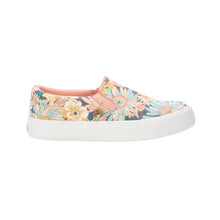 Peach Floral Youth Piper Canvas Slip On Shoe CK1802-PEFL