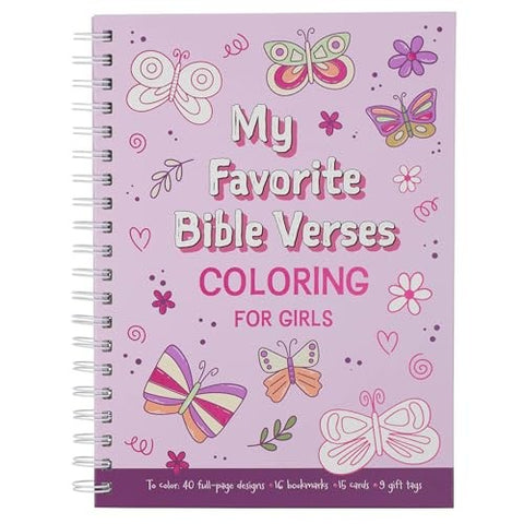 My Favorite Bible Verses Coloring Book for Girls CLR171