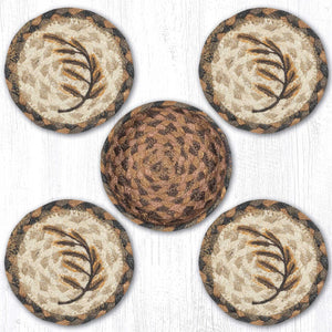 Golden Wheat Braided Coasters Set of 4 CNB-802