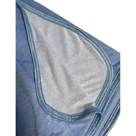 Regal Comfort Blue Cooling Blanket showing both layers