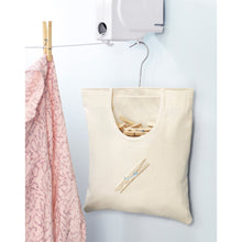 Cotton Clothes Pin Bag 6462-789 hanging up