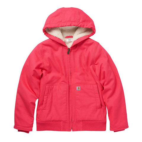 Carhartt Girl's Canvas Insulated Hooded Active Jacket CP9564