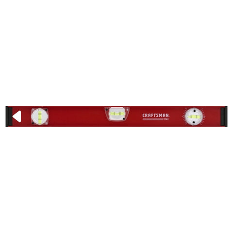 24 in. Aluminum I-Beam Level 3 Vial