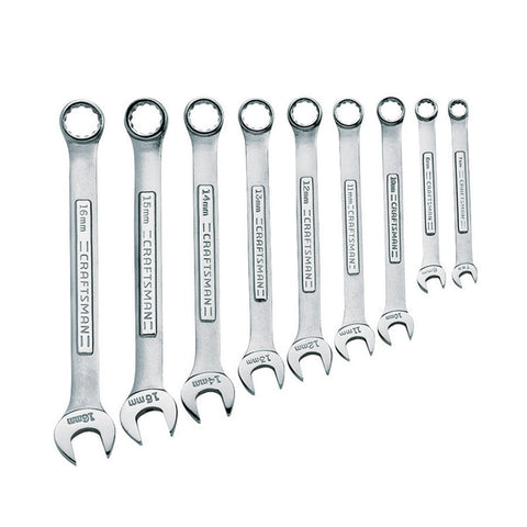 Open End Ignition SAE Wrench Set 8 Piece