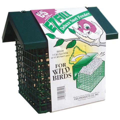 C & S E-Z Fill Deluxe Suet Feeder