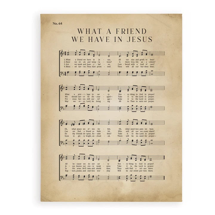 What a Friend We Have in Jesus Canvas CVS0399
