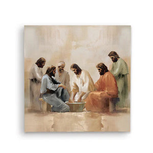 Jesus Washing Feet Canvas CVS0466