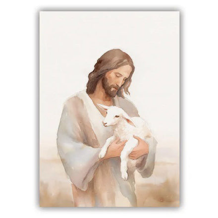 Jesus & The Lamb Canvas CVS0467
