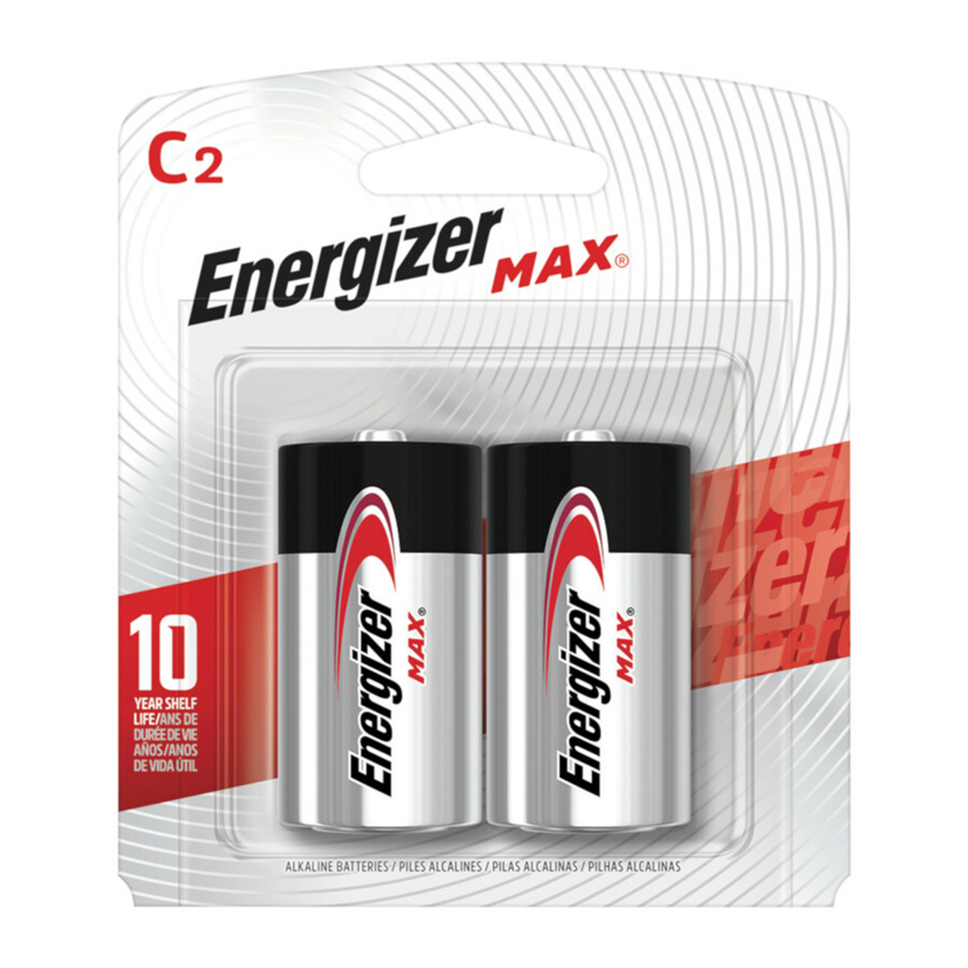 C Alkaline Batteries 2 pk E93BP-2