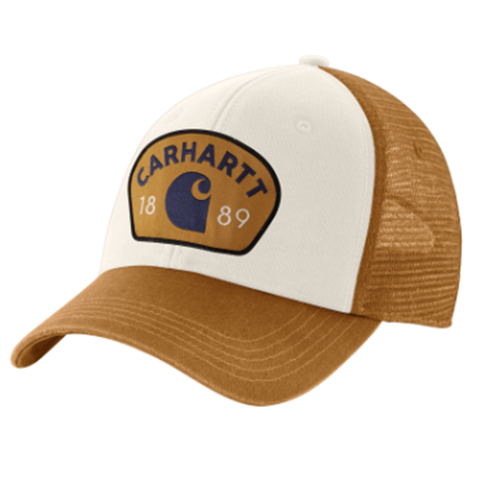 Carhartt Men's Canvas Mesh Back 1889 Patch Cap 106743