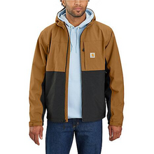 Carhartt Brown Storm Defender Lightweight Rain Jacket