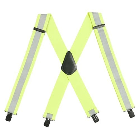 Men's Rugged Flex Elastic Reflective Suspenders A0006384