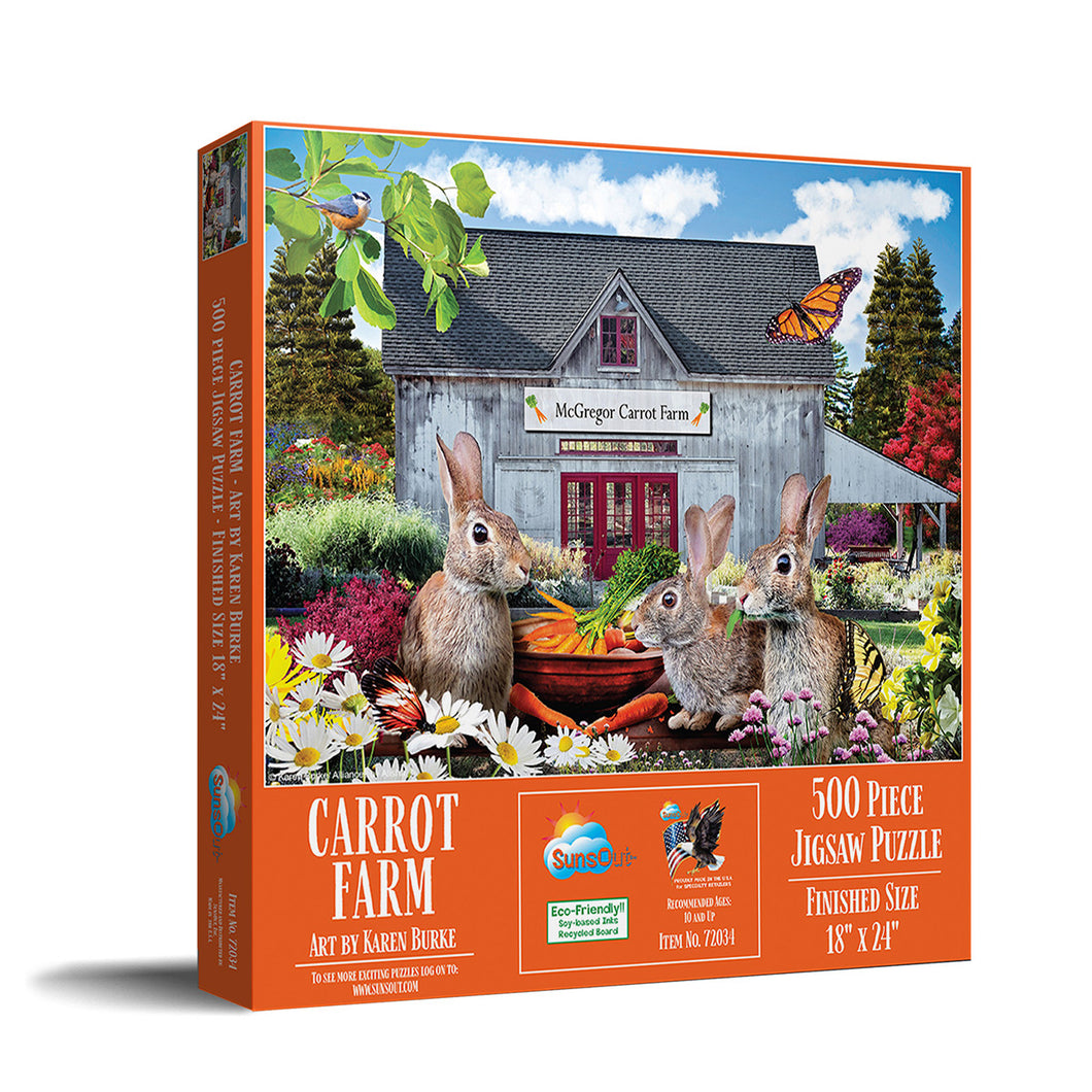 Carrot Farm 500 PC Puzzle 72034 1