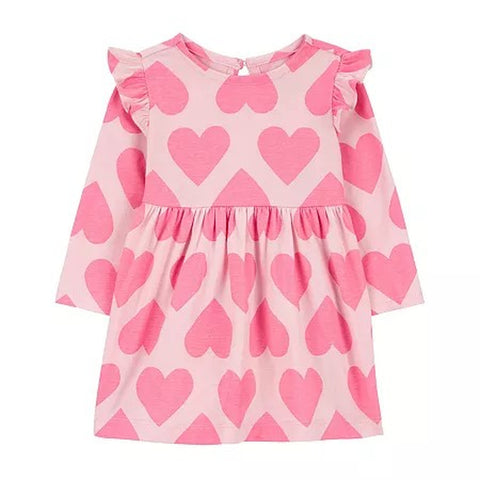 Baby Girls' Long Sleeve Fitted Sleeve a-Line Dress 1R545810