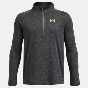 Gray Boys' UA Tech Textured Half Zip 1382791