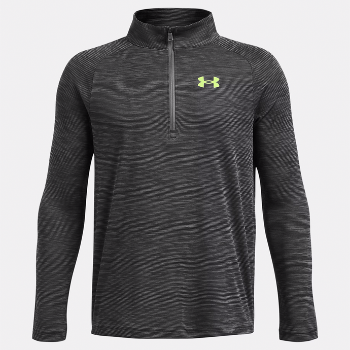 Gray Boys' UA Tech Textured Half Zip 1382791