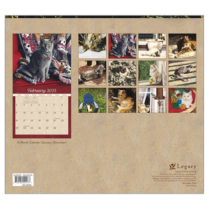 Cats 2025 Wall calendar WCA