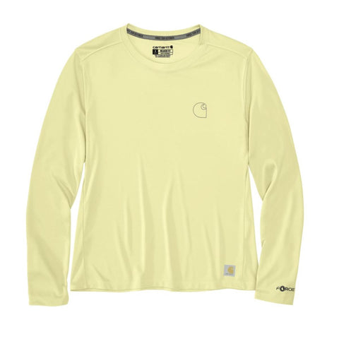Womens' Force Sun Defender Relaxed Long Sleeve Logo T-Shirt