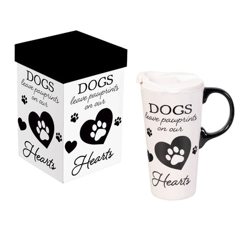 Ceramic Dogs Perfect Cup with Gift Box TK5XF3CTC