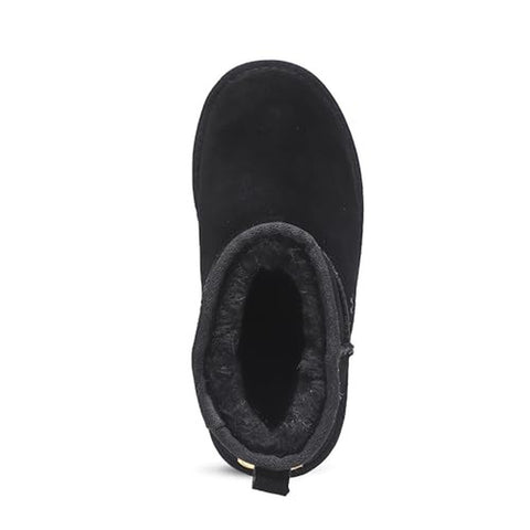 Childrens' Kora Short Youth Pull-on Water-Resistant Ankle Boot, Faux-Fur Lined MK2551
