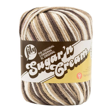 Chocolate Ombre Sugar 'N Cream Yarn Ombre Super Size 3 oz 102019